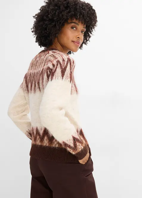 Fair Isle-m&ouml;nstrad tr&ouml;ja, bonprix