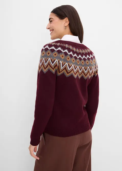 Lusem&ouml;nstrad cardigan, bonprix