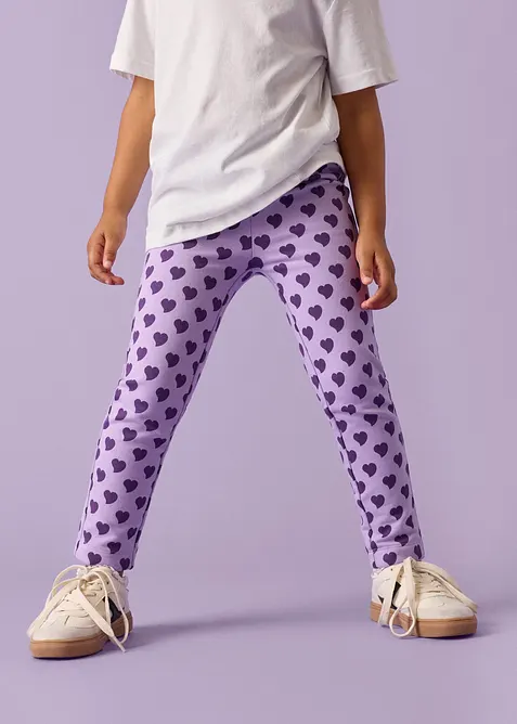 Fodrade leggings fr&aring;n Lurchi av mjuk, ekologisk bomull (2-pack), Lurchi