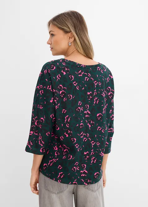 Oversizetopp i bomullsmix, bonprix
