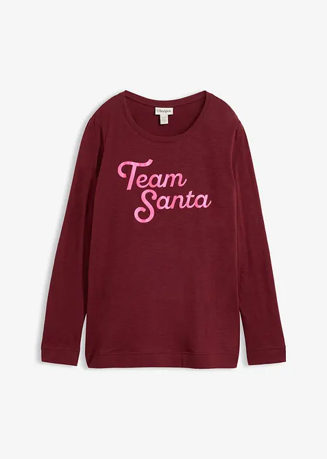 L&aring;ng&auml;rmad T-shirt i ekologisk bomull, bonprix