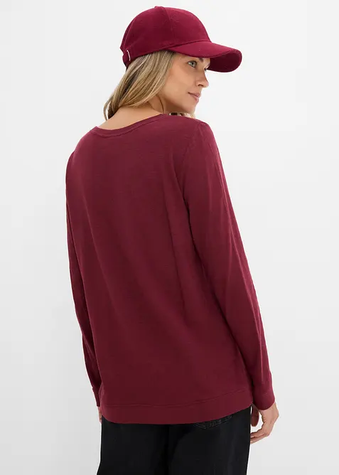 L&aring;ng&auml;rmad T-shirt i ekologisk bomull, bonprix