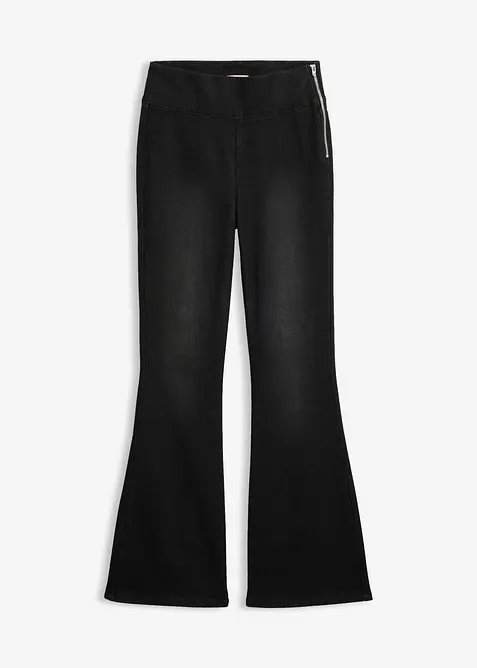 V&auml;rmande jeggings, High Waist, med bekv&auml;m midja, bonprix