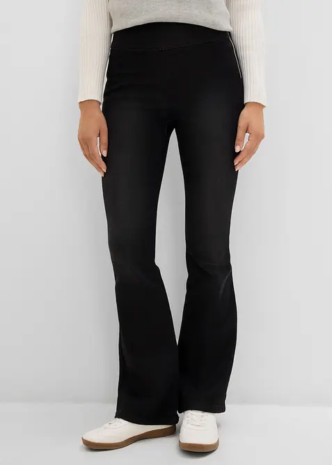 V&auml;rmande jeggings, High Waist, med bekv&auml;m midja, bonprix