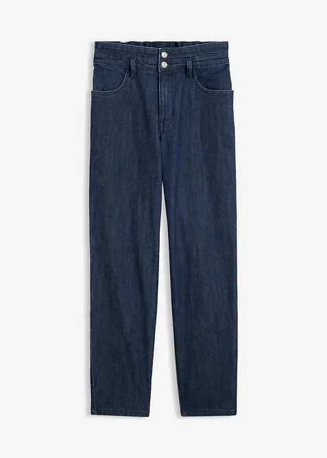 Mom-jeans High Waist, med bekv&auml;m midja, bonprix