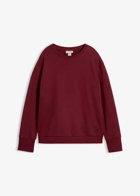 Oversizesweatshirt i mjuk bomullsmix, bonprix