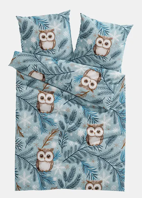 P&aring;slakanset med ugglor, bonprix