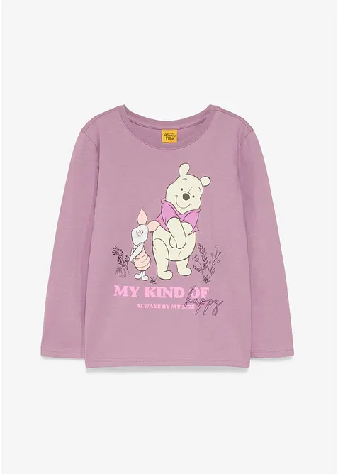 L&aring;ng&auml;rmad topp i bomull med Nalle Puh-tryck, Winnie The Pooh