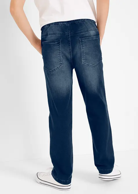 Regular Fit Sweat Jeans f&ouml;r barn, Straight, bonprix