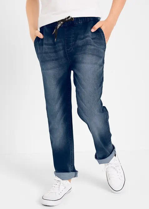 Regular Fit Sweat Jeans f&ouml;r barn, Straight, bonprix