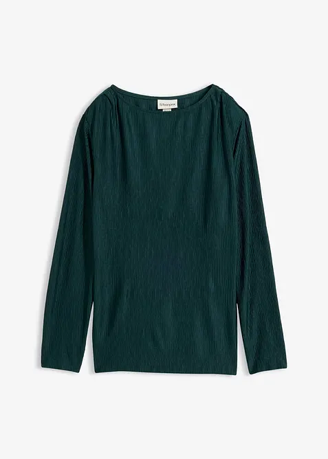 L&aring;ng&auml;rmad topp med struktureffekter, bonprix