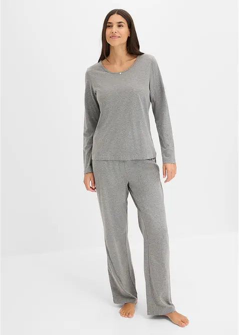 Pyjamas med bomull (4 delar), bonprix