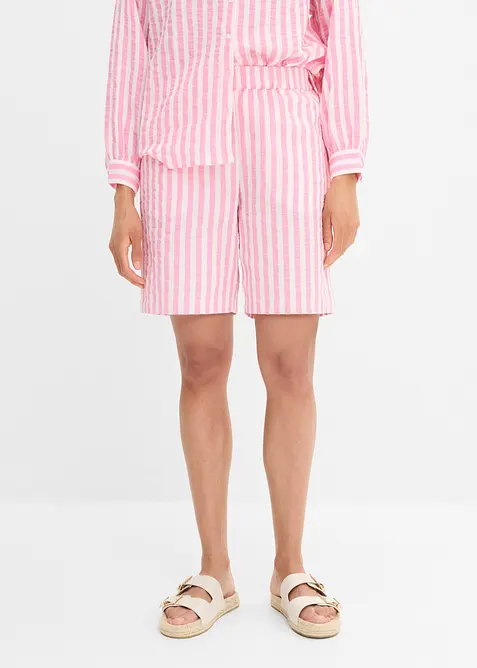 Shorts i bomullsmuslin, bonprix