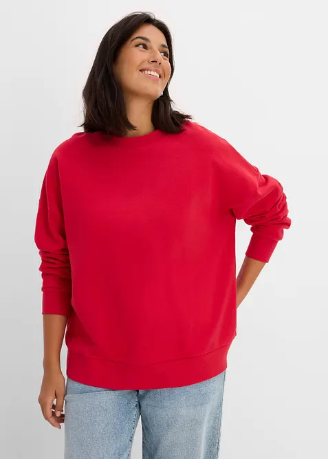 Oversizesweatshirt i ekologisk bomull, bonprix