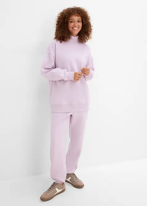 Sweatshirt med polokrage, bonprix