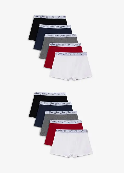 Boxershorts med mjuk bomull (10-pack), bonprix