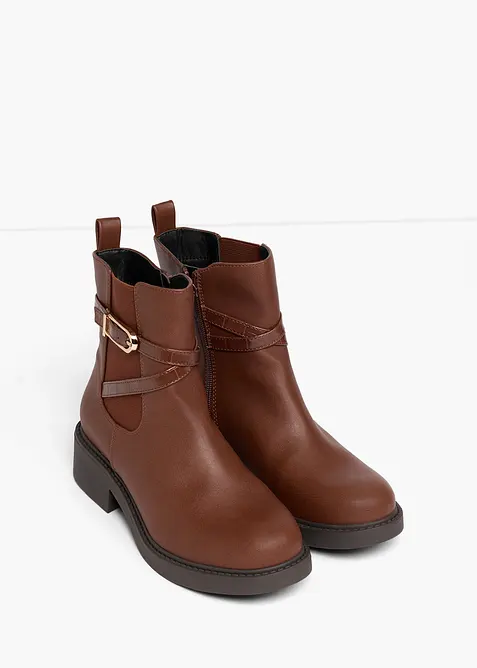 Chelseaboots med sp&auml;nne, bonprix