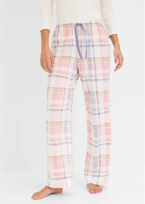 Pyjamasbyxa i flanell (2-pack), bonprix