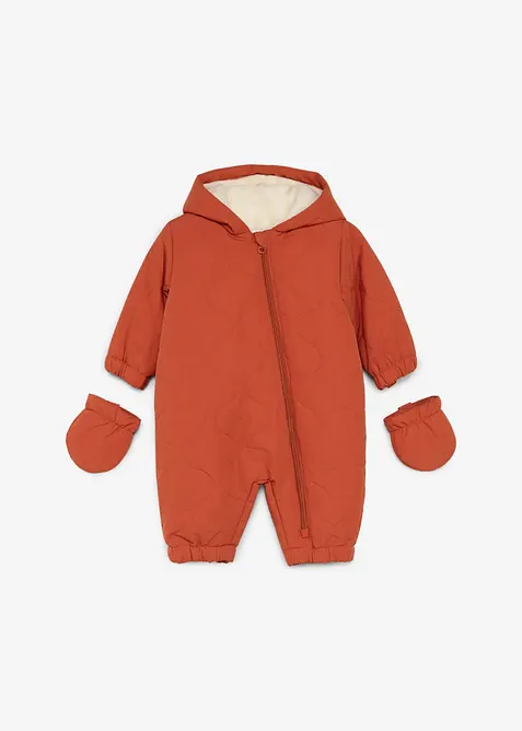T&auml;ckoverall med handskar som kan kn&auml;ppas fast, bonprix