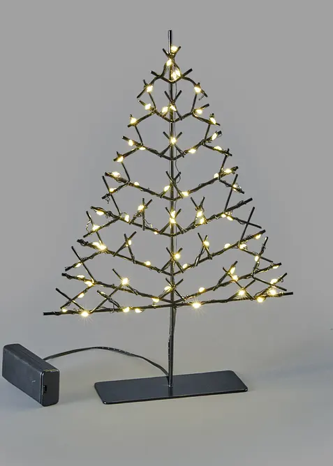 Prydnadsf&ouml;rem&aring;l med LED-belysning &ndash; julgran, bonprix