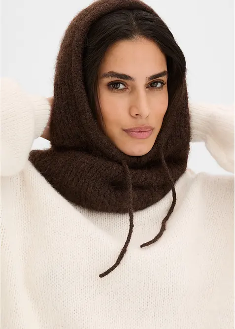 Balaklava i fluffigt material, bonprix
