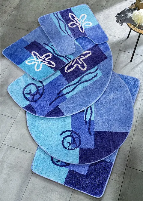 Badrumsmatta med maritimt motiv, bonprix