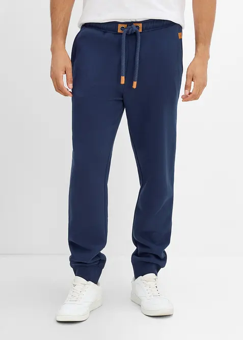 Joggingbyxa av stabilt material med polyuretandetaljer, bonprix