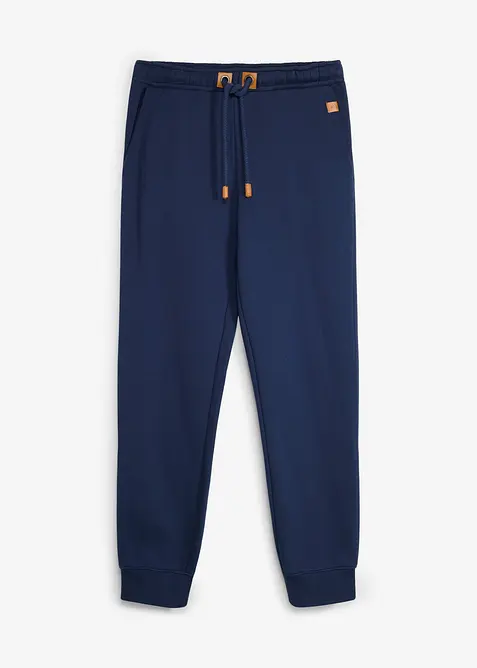 Joggingbyxa av stabilt material med polyuretandetaljer, bonprix