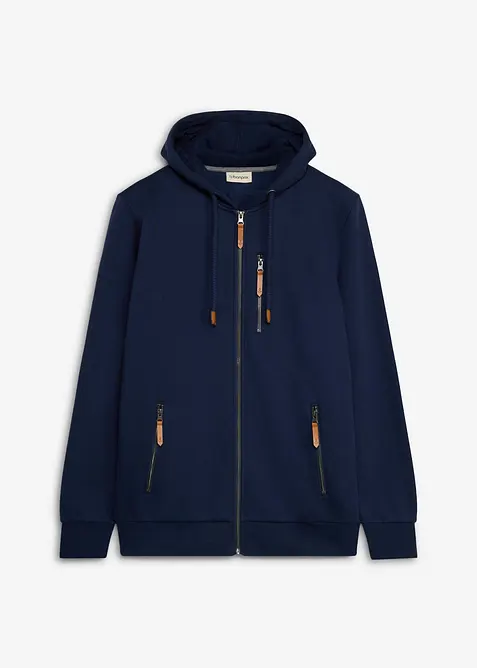Munkjacka av stabilt material med polyuretandetaljer, bonprix