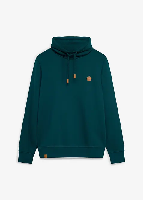 Sweatshirt av stabilt material med polyuretandetaljer, bonprix
