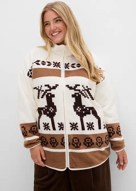 Jacka i teddyfleece, bonprix