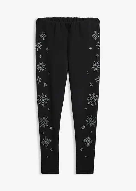 Leggings med teddyfoder, bonprix