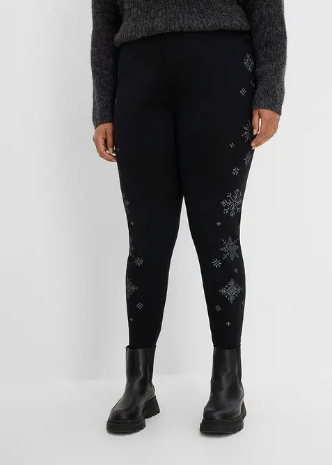 Leggings med teddyfoder, bonprix