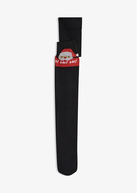Overknee-strumpbyxa med julmotiv 60 DEN, bonprix