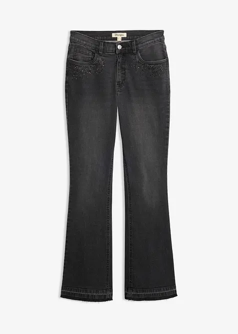 Bootcut-jeans med High Waist, bonprix