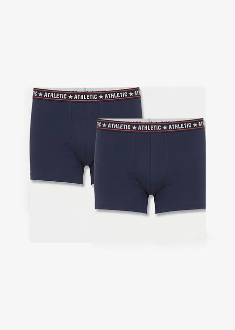 Boxershorts med bomull (2-pack), bonprix