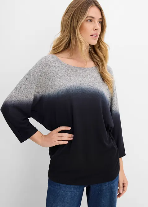 Oversizetopp med olika nyanser, bonprix