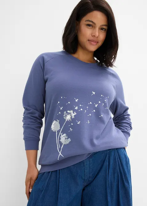 Sweatshirt i bomullsmix, bonprix