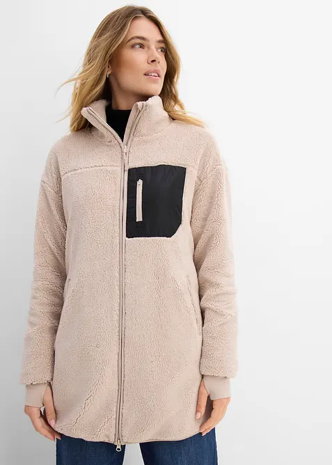 Jacka i teddyfleece, bonprix