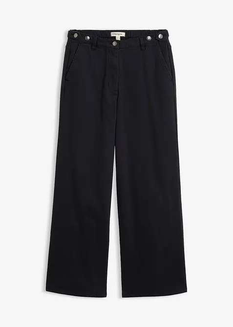 Twillbyxa i bomullsstretch, bonprix