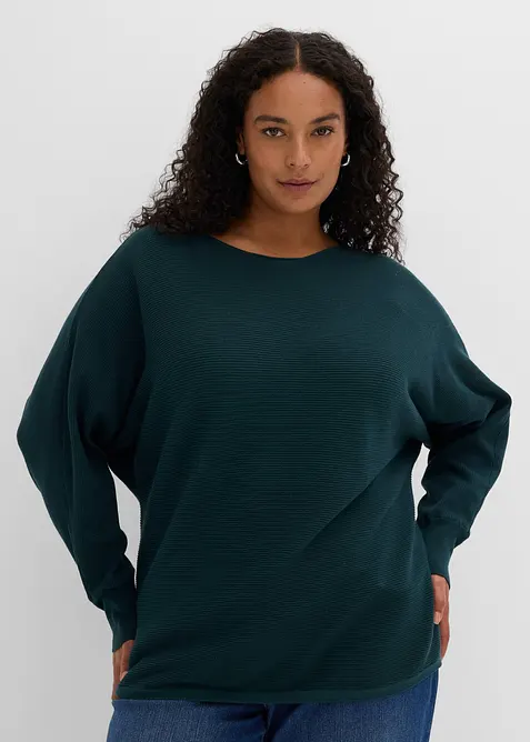 Oversizetr&ouml;ja med fladdermus&auml;rmar, bonprix