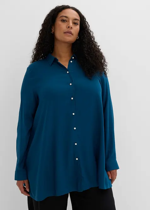 L&aring;ng blus i viskos, bonprix