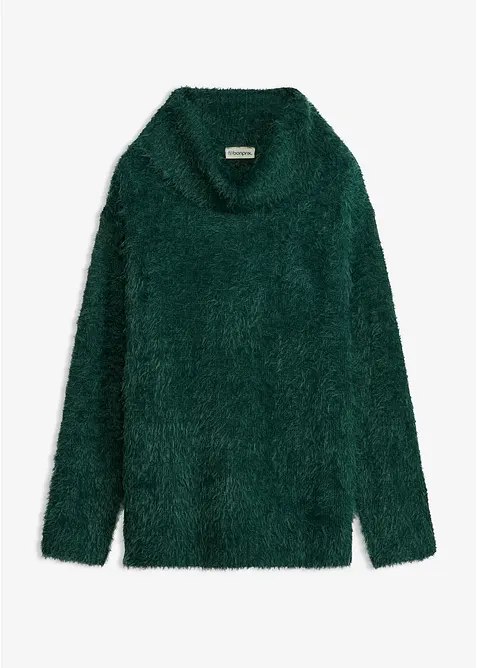 Polotr&ouml;ja i mjukt fj&auml;dergarn, bonprix