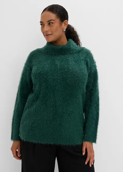 Polotr&ouml;ja i mjukt fj&auml;dergarn, bonprix