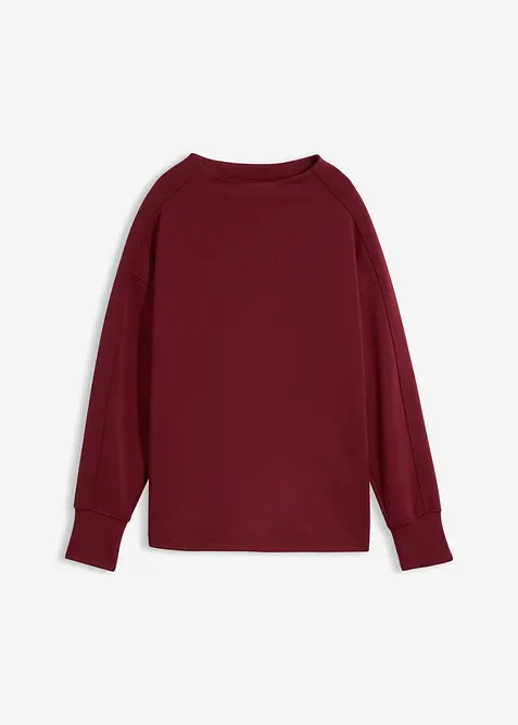 Oversizeweatshirt i mjuk och stabil trik&aring;, bonprix
