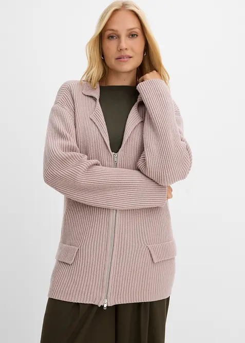 Cardigan i viskosmix, bonprix