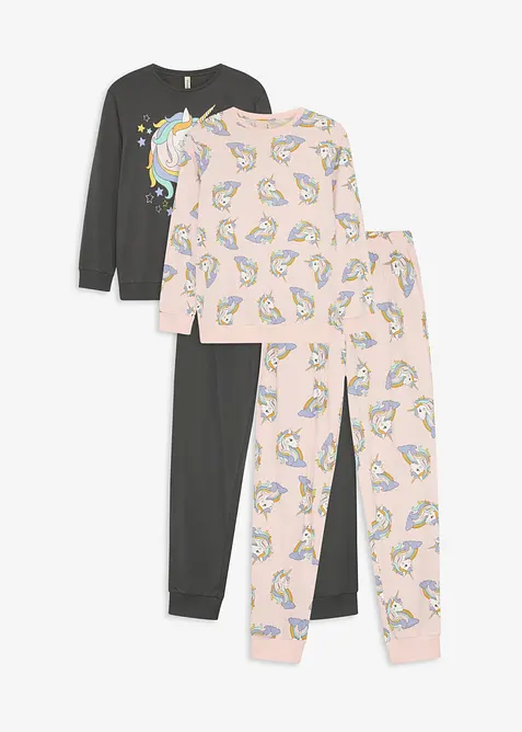 Pyjamas f&ouml;r barn, i ekologisk bomull (4 delar), bonprix
