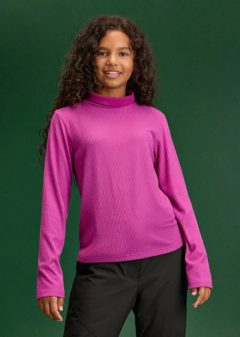 V&auml;rmande topp med l&aring;nga &auml;rmar (2-pack), bonprix