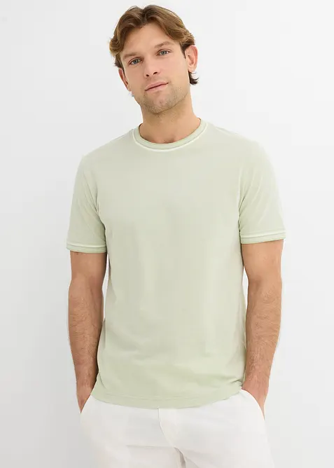 T-shirt i pik&eacute; av ekologisk bomull, bonprix