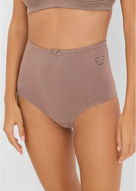 Midjetrosa med ekologisk bomull (4-pack), bonprix